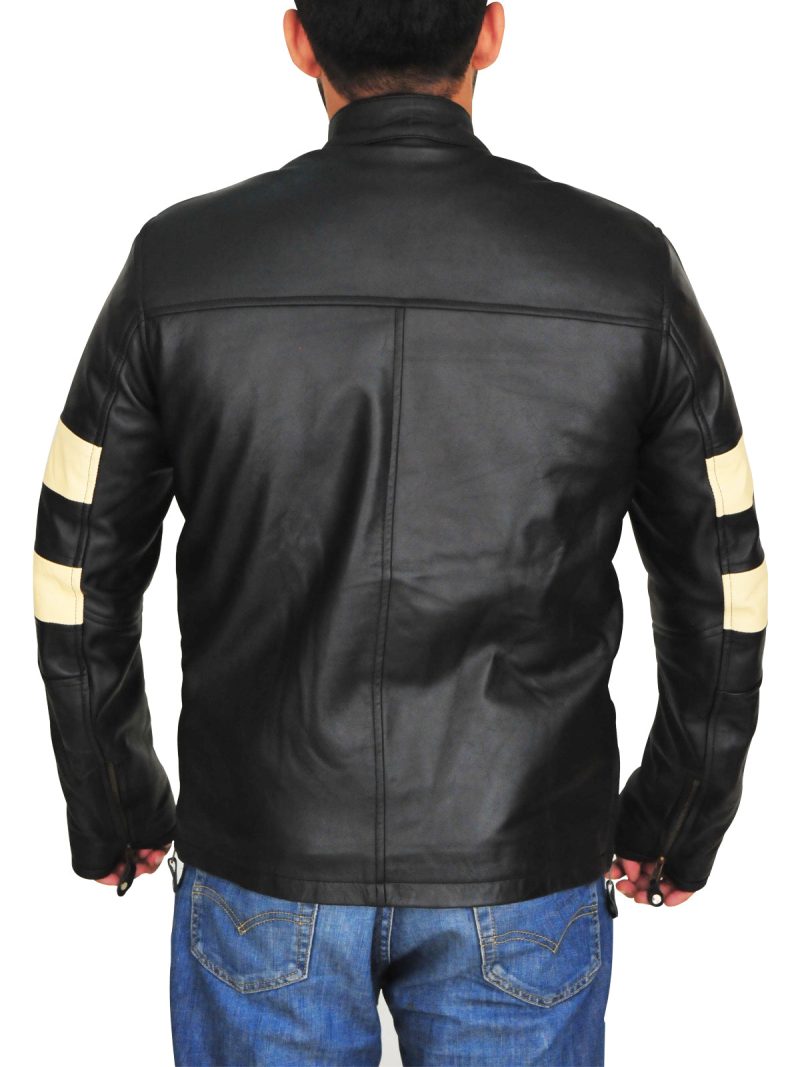 stylish biker leather jacket