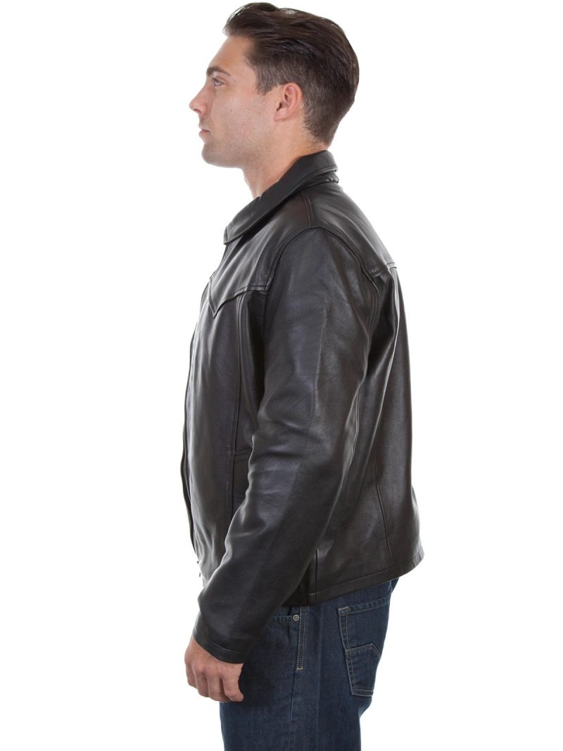 traditional men black jacket