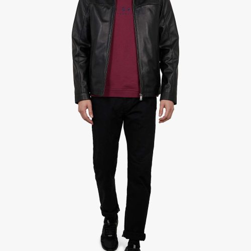 trending men black jacket