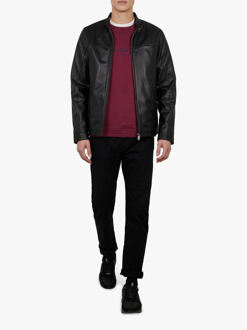 trending men black jacket