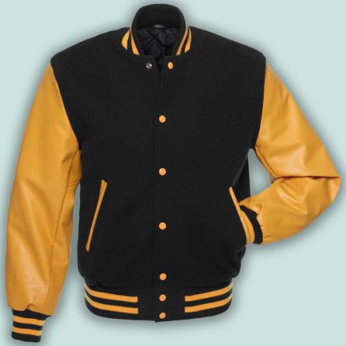 trending men wool varsity jacket