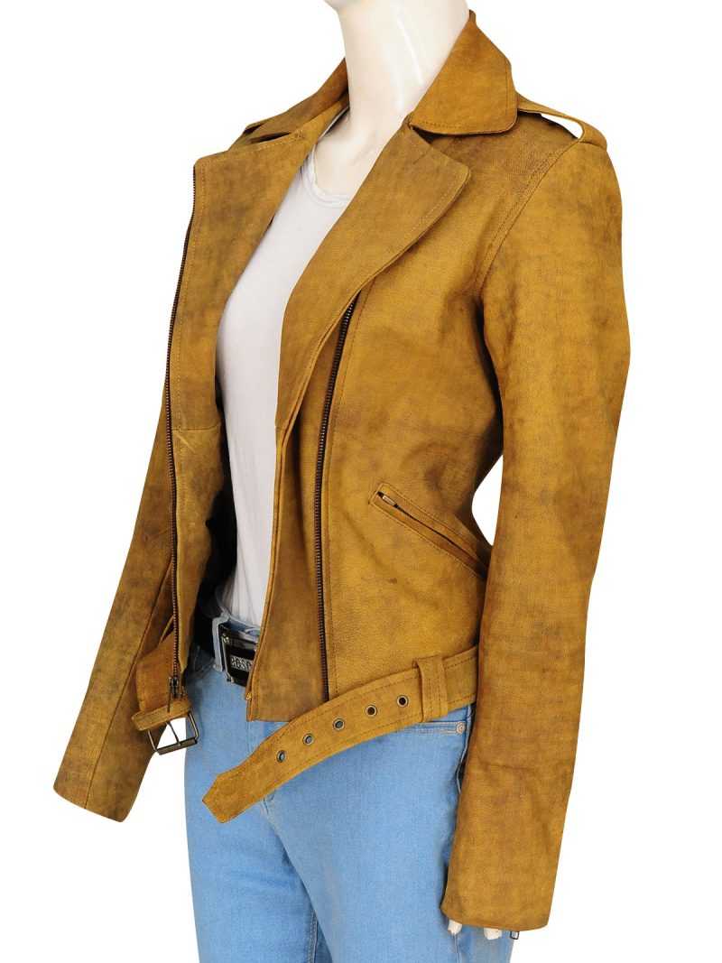 women leather jacket